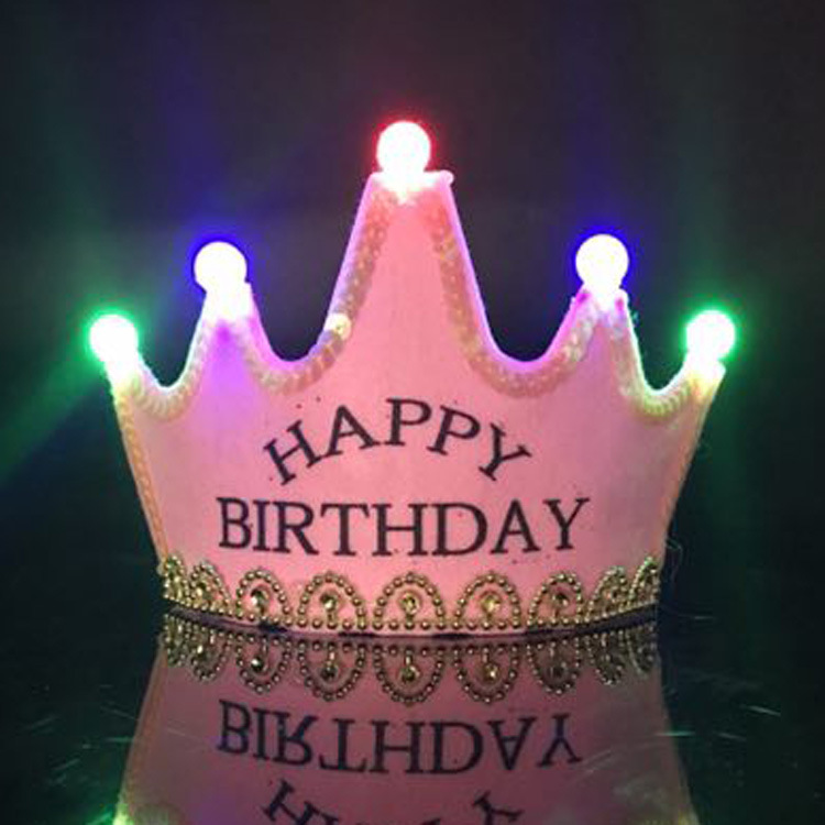 Birthday Party Decoration Led Luminous Crown Hat Baby Full-Year Hundred Days Layout Birthday Hat Children 'S Party Supplies Birthday Party Decoration Led Luminous Crown Hat Baby Full-Year Hundred Days Layout Birthday Hat Children 'S Party Supplies