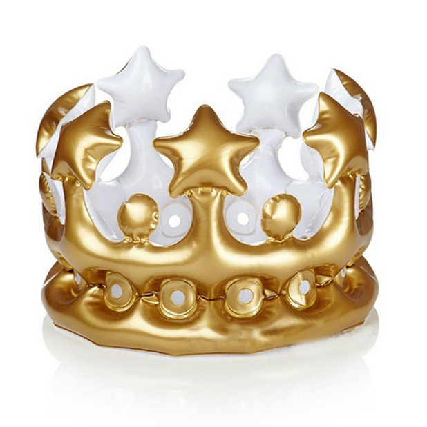 Currently Available Supply Inflatable Crown Inflatable Hat Golden Crown Birthday Hat Ball Party Decoration Props Currently Available Supply Inflatable Crown Inflatable Hat Golden Crown Birthday Hat Ball Party Decoration Props