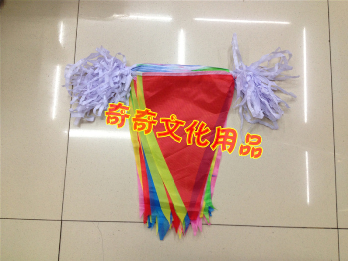 Wholesale small color selvage string flag triangle string flag Wholesale small color selvage string flag triangle string flag