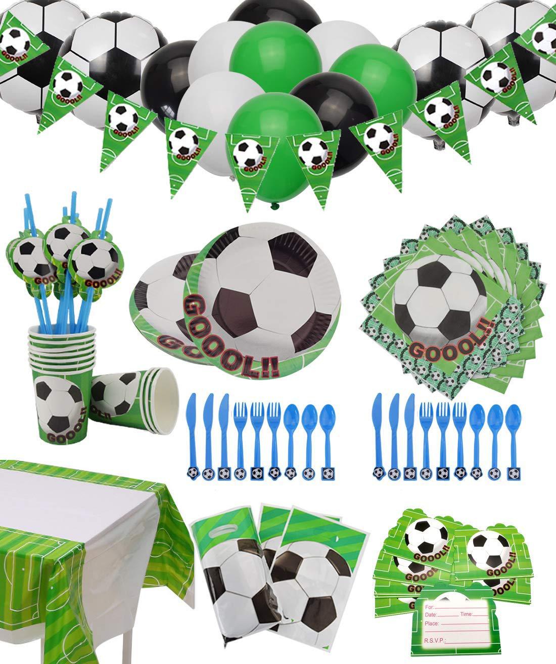 Football Theme Party Supplies Balloon Dress up Football Background Wall Decoration Triangle Flag Flag Football Aluminum Coating Ball
