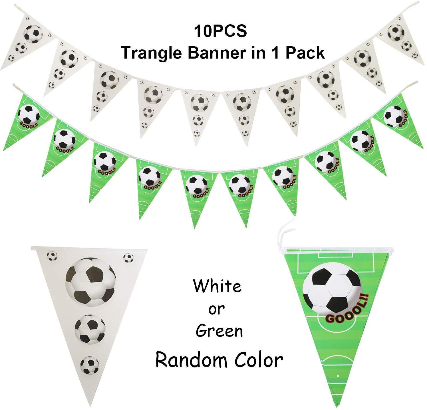 Football Theme Party Supplies Balloon Dress up Football Background Wall Decoration Triangle Flag Flag Football Aluminum Coating Ball
