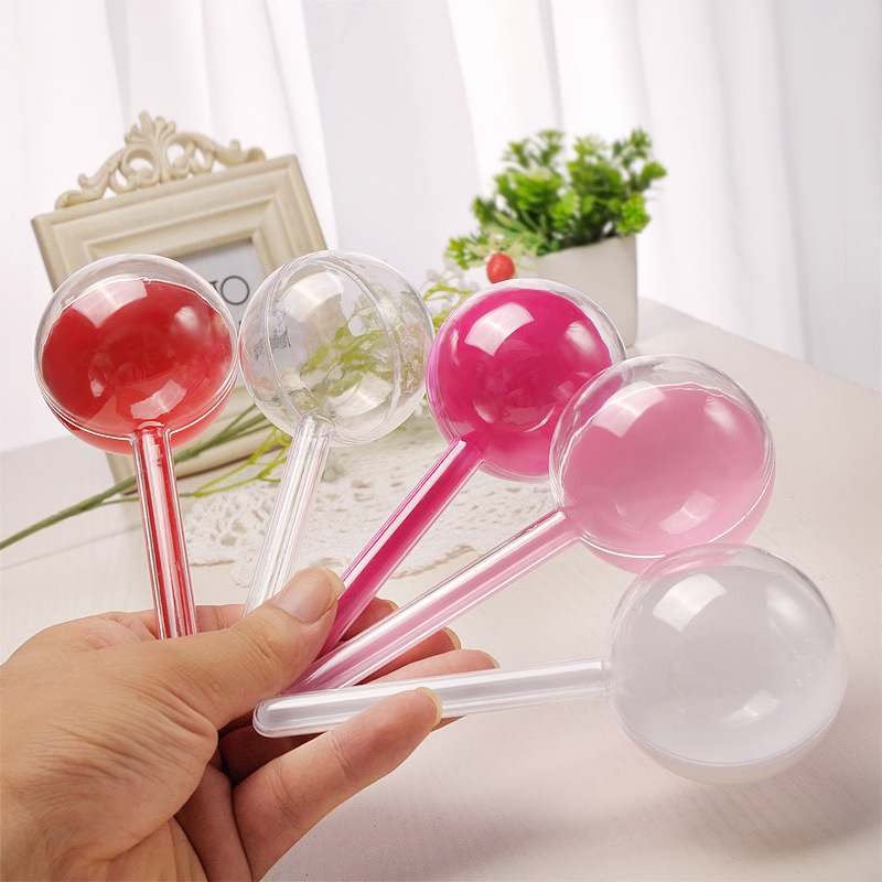 Creative personalized round plastic packaging box transparent food grade material lollipop candy box