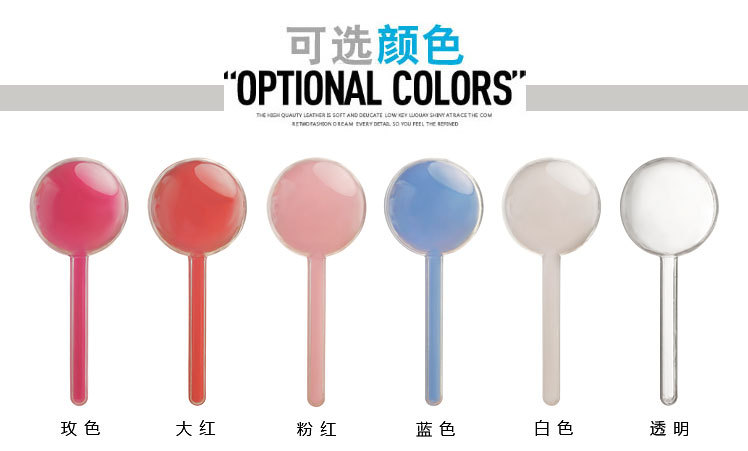 Creative personalized round plastic packaging box transparent food grade material lollipop candy box Creative personalized round plastic packaging box transparent food grade material lollipop candy box