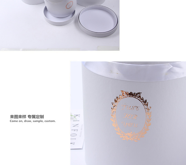 Flower box gift box three-piece set of flowers box candy box cosmetic box gift box customized Flower box gift box three-piece set of flowers box candy box cosmetic box gift box customized