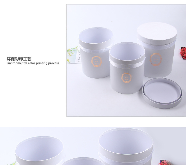 Flower box gift box three-piece set of flowers box candy box cosmetic box gift box customized Flower box gift box three-piece set of flowers box candy box cosmetic box gift box customized
