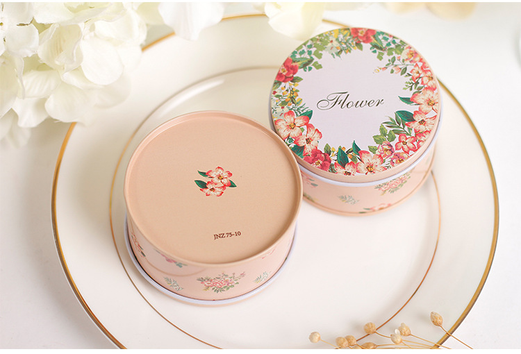 Creative candy box European marriage 75 round tinplate baby full moon hi egg candy box festive supplies Creative candy box European marriage 75 round tinplate baby full moon hi egg candy box festive supplies