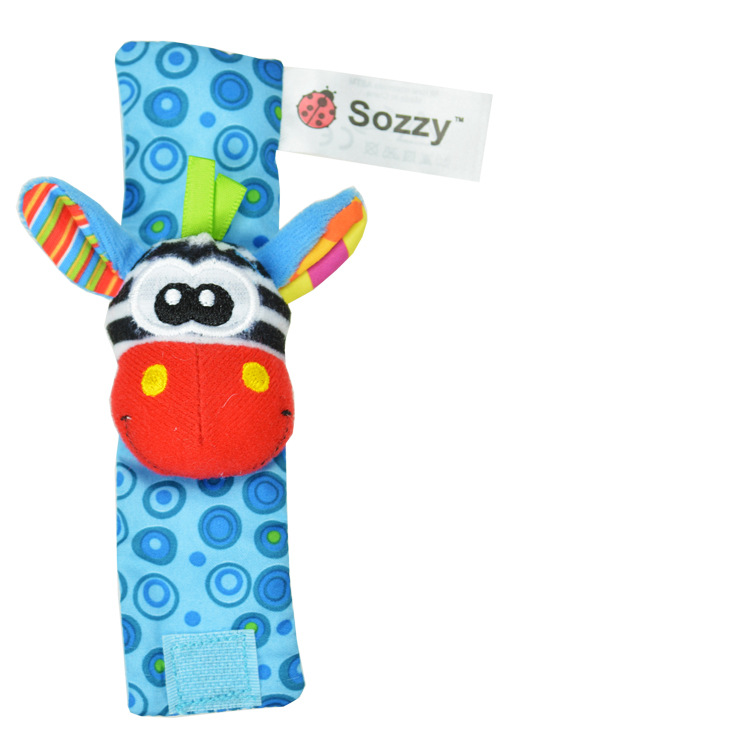 Sozy Baby Watch Band Wrist Rattle Animal Wrist Strap Sozy Baby Watch Band Wrist Rattle Animal Wrist Strap