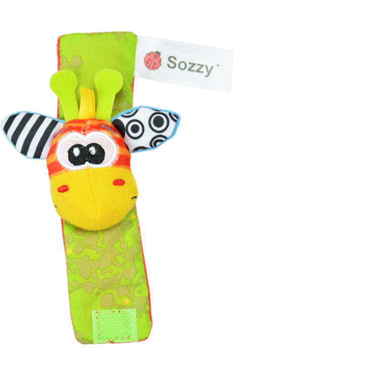 Sozy Baby Watch Band Wrist Rattle Animal Wrist Strap Sozy Baby Watch Band Wrist Rattle Animal Wrist Strap