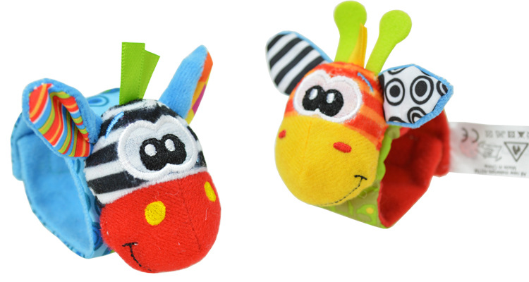 Sozy Baby Watch Band Wrist Rattle Animal Wrist Strap Sozy Baby Watch Band Wrist Rattle Animal Wrist Strap