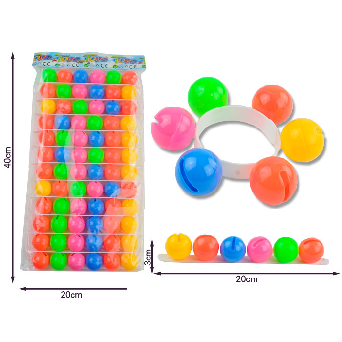 2960Children Dance Rattle Baby Hand and Foot Bell Baby Wrist Bell Dancing Bell Kindergarten Plastic Bracelet