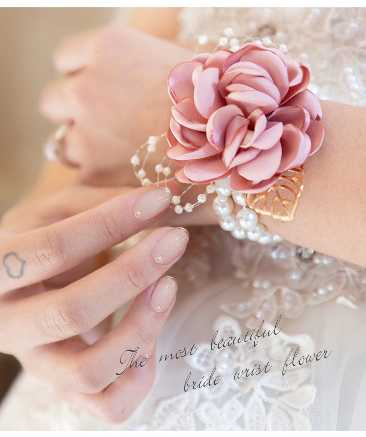 Wedding and Wedding Celebration Supplies Bride Wrist Flower Bridesmaid Group Korean Bracelet Wedding Fabric Simulation Sisters Group Handed Flower Wedding and Wedding Celebration Supplies Bride Wrist Flower Bridesmaid Group Korean Bracelet Wedding Fabric Simulation Sisters Group Handed Flower