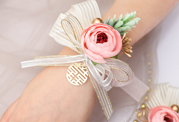 Wedding and Wedding Celebration Supplies Bride Wrist Flower Bridesmaid Group Korean Bracelet Wedding Fabric Simulation Sisters Group Handed Flower Wedding and Wedding Celebration Supplies Bride Wrist Flower Bridesmaid Group Korean Bracelet Wedding Fabric Simulation Sisters Group Handed Flower