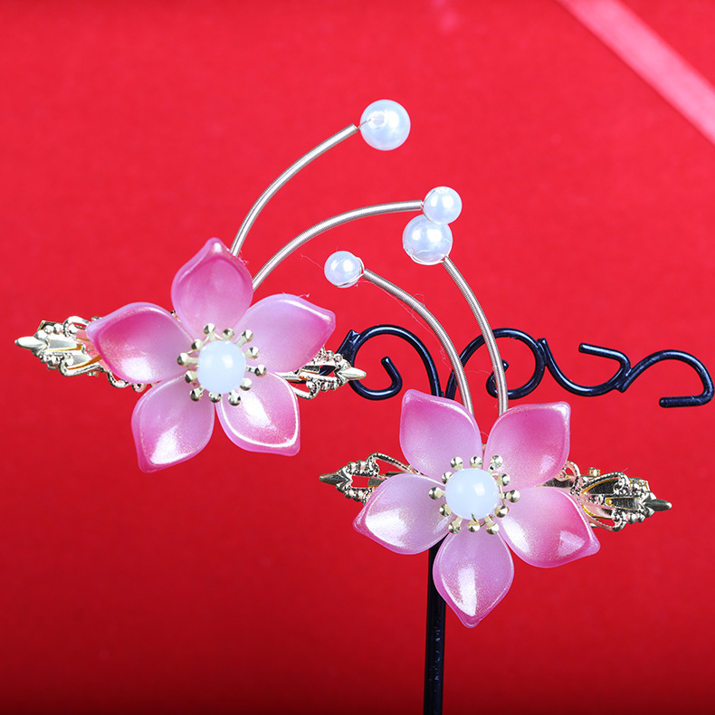 Colored Glaze Iron Clamp Sweet Handmade Small Flowers Hairpin Children's Performance Headdress Clip Antique Hair Accessories Spot Amazon Colored Glaze Iron Clamp Sweet Handmade Small Flowers Hairpin Children's Performance Headdress Clip Antique Hair Accessories Spot Amazon