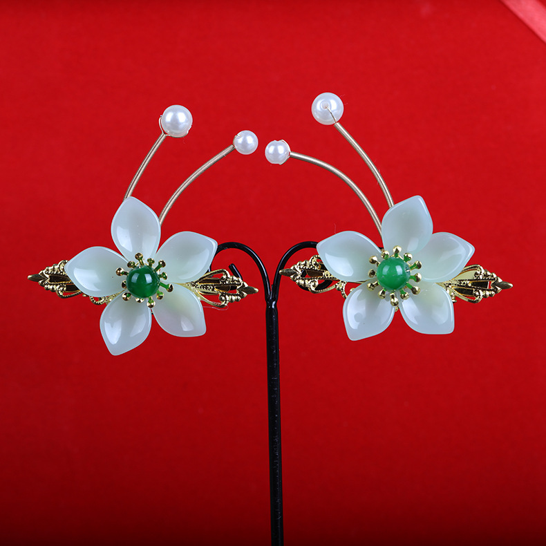 Colored Glaze Iron Clamp Sweet Handmade Small Flowers Hairpin Children's Performance Headdress Clip Antique Hair Accessories Spot Amazon Colored Glaze Iron Clamp Sweet Handmade Small Flowers Hairpin Children's Performance Headdress Clip Antique Hair Accessories Spot Amazon