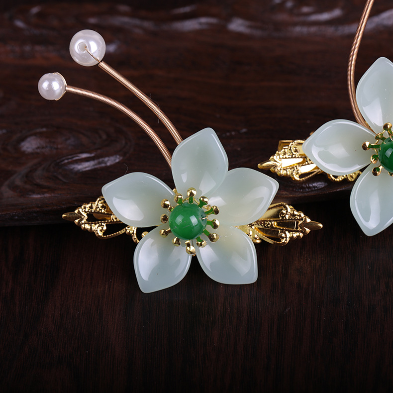 Colored Glaze Iron Clamp Sweet Handmade Small Flowers Hairpin Children's Performance Headdress Clip Antique Hair Accessories Spot Amazon Colored Glaze Iron Clamp Sweet Handmade Small Flowers Hairpin Children's Performance Headdress Clip Antique Hair Accessories Spot Amazon