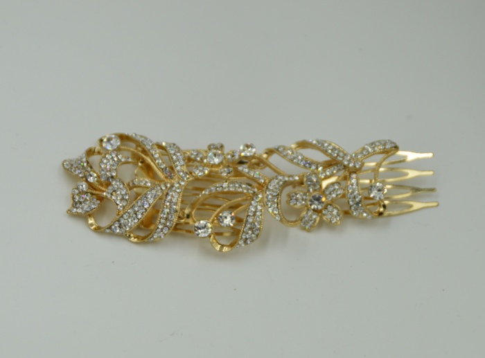 Korean bride hair headdress flowers red hair ornament Wedding White Rhinestone comb comb wholesale alloy Korean bride hair headdress flowers red hair ornament Wedding White Rhinestone comb comb wholesale alloy