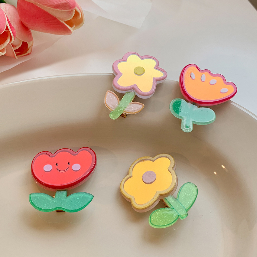 2021 New Online Red Hair Card Summer Korean Hair Clip for Broken Hair Headdress Cute Flowers Bang Clip Back Head Hairpin 2021 New Online Red Hair Card Summer Korean Hair Clip for Broken Hair Headdress Cute Flowers Bang Clip Back Head Hairpin