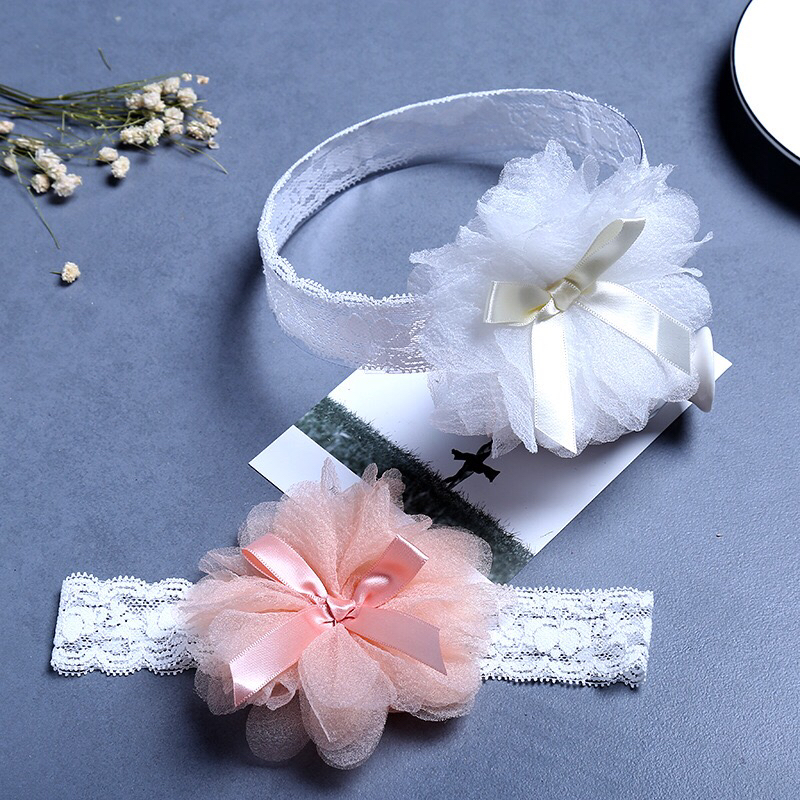 Korean Style New Children's New Ribbon Knot Grenadine Hair Accessories Baby Hair Band Headband Lace Cute Flowers Girls Headdress Korean Style New Children's New Ribbon Knot Grenadine Hair Accessories Baby Hair Band Headband Lace Cute Flowers Girls Headdress
