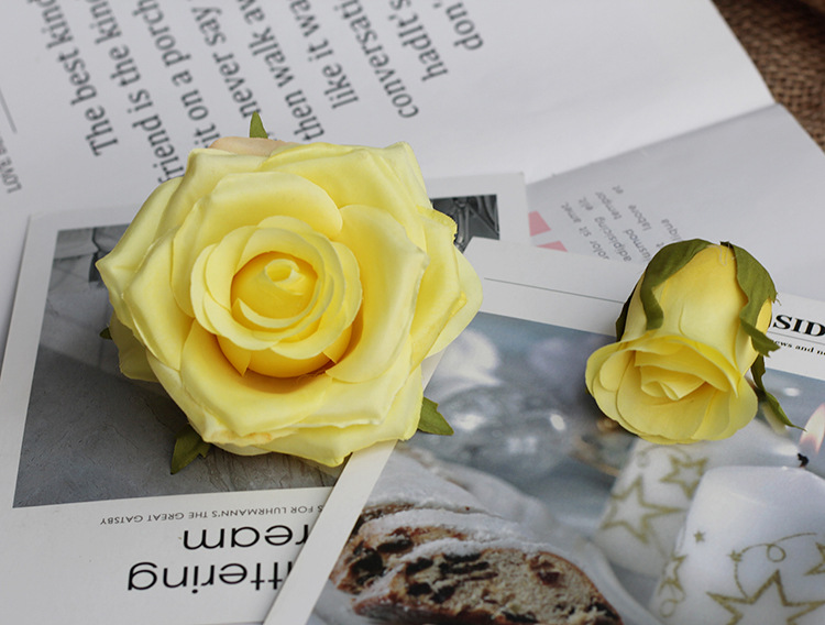 Artificial Rose Bud Flower Bud Fake Flower Bud Artificial Flowers DIY Corsage Headdress Wedding Celebration Flower Wall Ornamental Flower Artificial Rose Bud Flower Bud Fake Flower Bud Artificial Flowers DIY Corsage Headdress Wedding Celebration Flower Wall Ornamental Flower