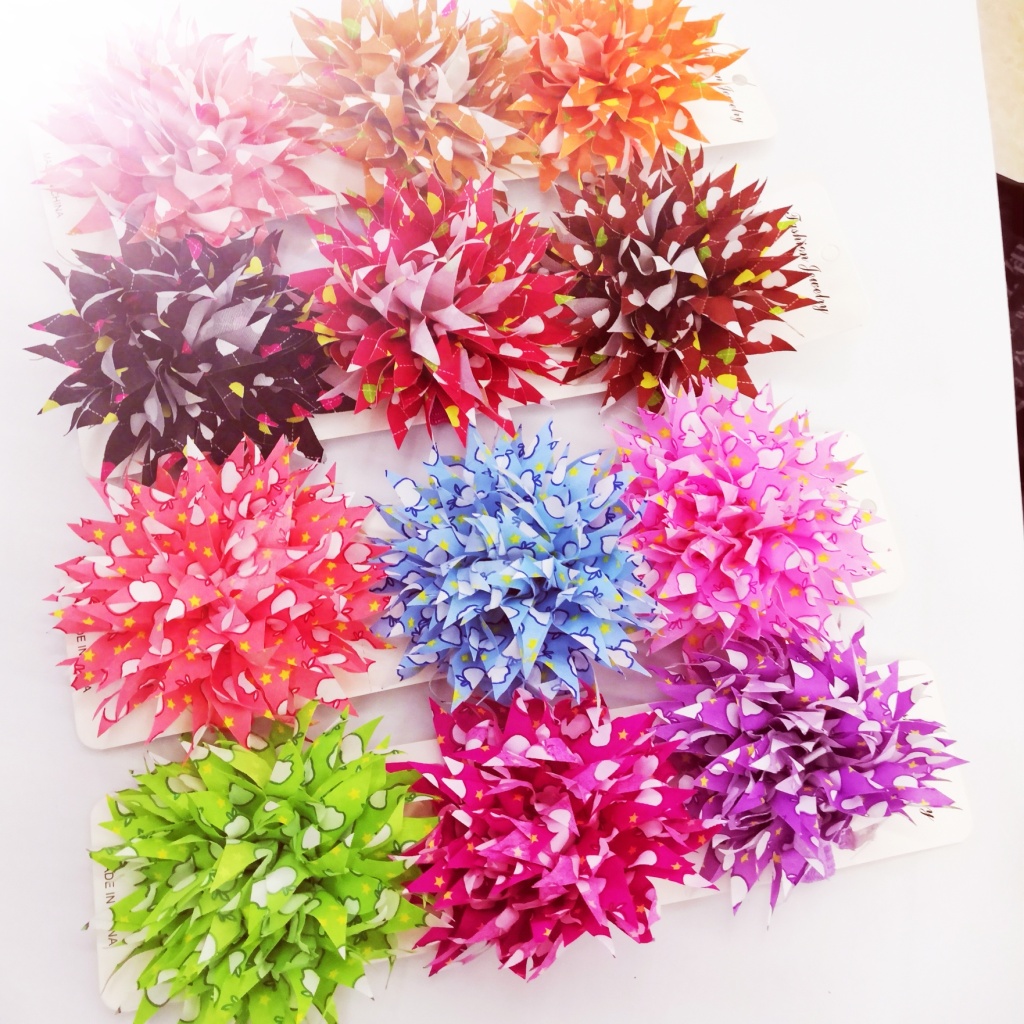 Hawaii Beach Series Fabric Handmade Flowers Wonderful Rainbow Point Elastic Band Hair Art Headdress Flower Artificial Flower Hawaii Beach Series Fabric Handmade Flowers Wonderful Rainbow Point Elastic Band Hair Art Headdress Flower Artificial Flower