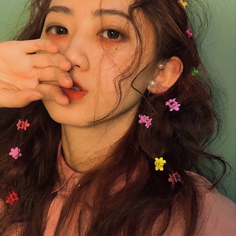 Children's Princess Updo Small Jaw Clip Japanese and Korean Mini Flowers Hairpin Headdress Grip Bang Clip Xuan Ya Same Hair Clip Children's Princess Updo Small Jaw Clip Japanese and Korean Mini Flowers Hairpin Headdress Grip Bang Clip Xuan Ya Same Hair Clip