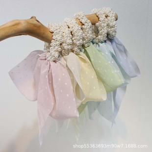 Super Fairy Flowers Hair Band Korean Style Internet Celebrity Ins Elegant Headdress Hair Rope Korean Hand-Woven Pearl Hair Elastic Hair Accessories Super Fairy Flowers Hair Band Korean Style Internet Celebrity Ins Elegant Headdress Hair Rope Korean Hand-Woven Pearl Hair Elastic Hair Accessories