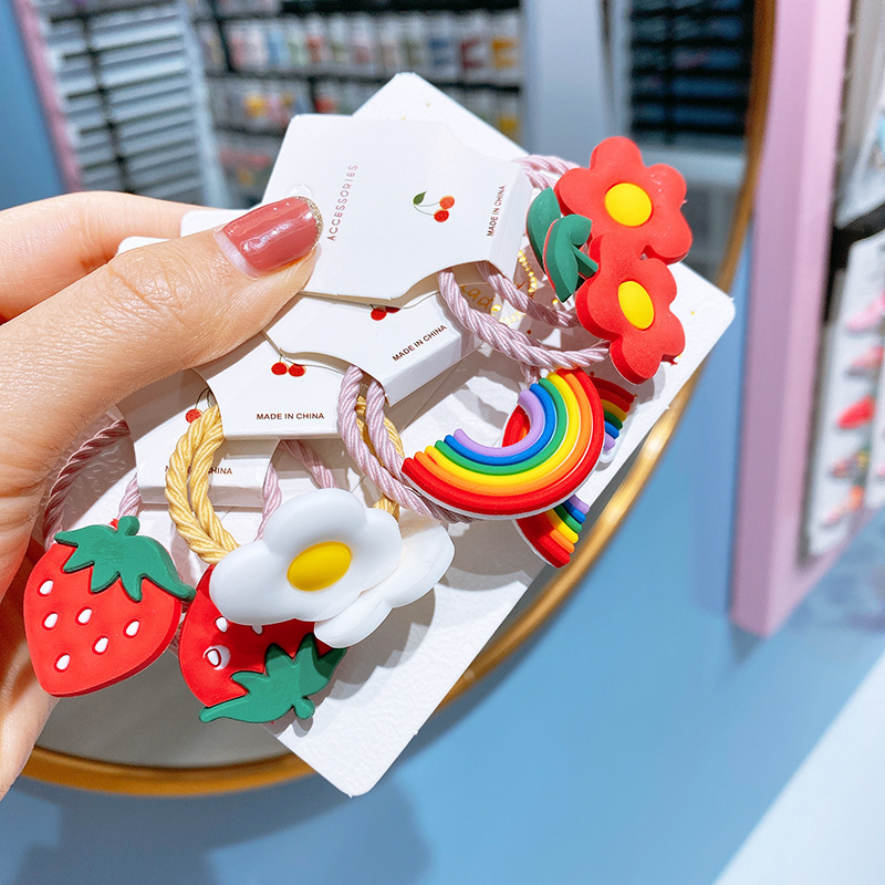Children Hair Accessories Baby Hair Ring Little Girl Hair Elastic Band Princess Girls Headdress Head Flowers Hair Rope Belt Tire Children Hair Accessories Baby Hair Ring Little Girl Hair Elastic Band Princess Girls Headdress Head Flowers Hair Rope Belt Tire