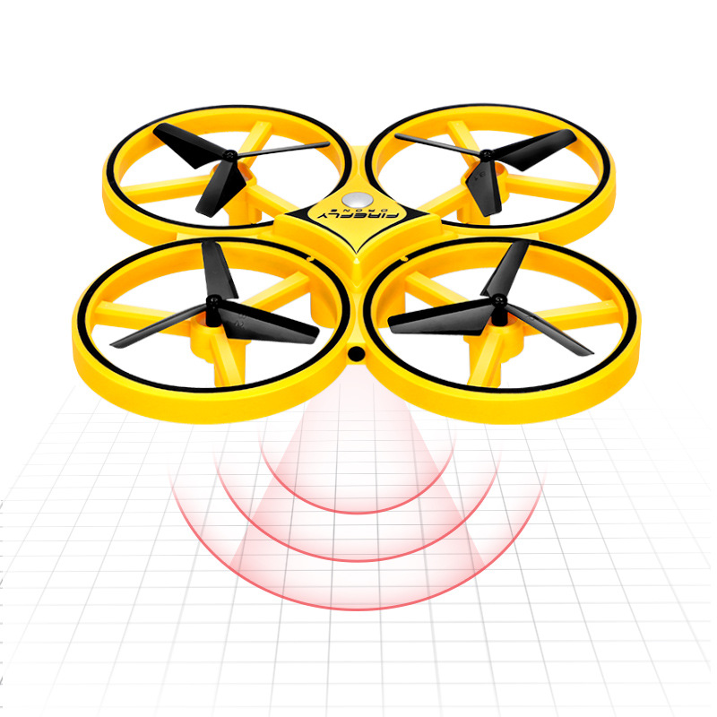 Douyin Online Influencer Same Sensor Quadrocopter Toy Watch Gesture Remote Control Unmanned Plane Suspended UFO
