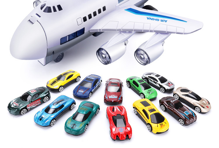 Children's Toy Model Simulation Inertial Story Aircraft Toy Early Education Sound and Light Track Toy Passenger Plane Storage Car Children's Toy Model Simulation Inertial Story Aircraft Toy Early Education Sound and Light Track Toy Passenger Plane Storage Car