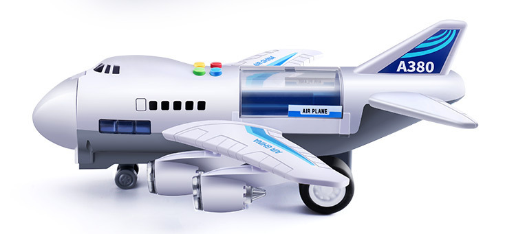 Children's Toy Model Simulation Inertial Story Aircraft Toy Early Education Sound and Light Track Toy Passenger Plane Storage Car Children's Toy Model Simulation Inertial Story Aircraft Toy Early Education Sound and Light Track Toy Passenger Plane Storage Car