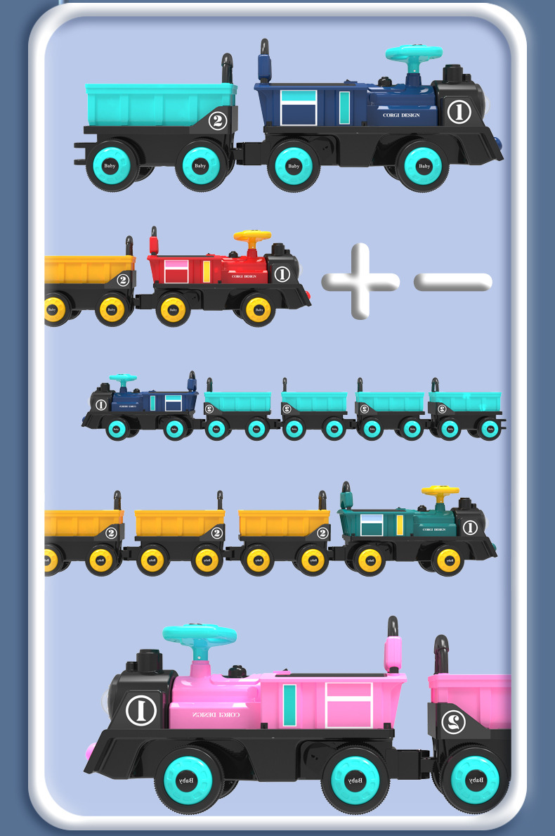 Children's Electric Train Self-Driving Battery Car Four-Wheel Double Drive Telecontrol Car Men and Women Baby's Toy Car Children's Electric Train Self-Driving Battery Car Four-Wheel Double Drive Telecontrol Car Men and Women Baby's Toy Car