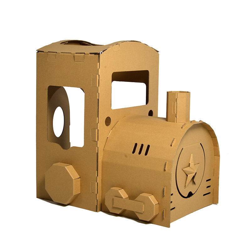 Children&#039;s Graffiti Tent Paper House Creative Toys DIY Parent-Child Coloring Oversized Toy Car Aircraft Train Tank