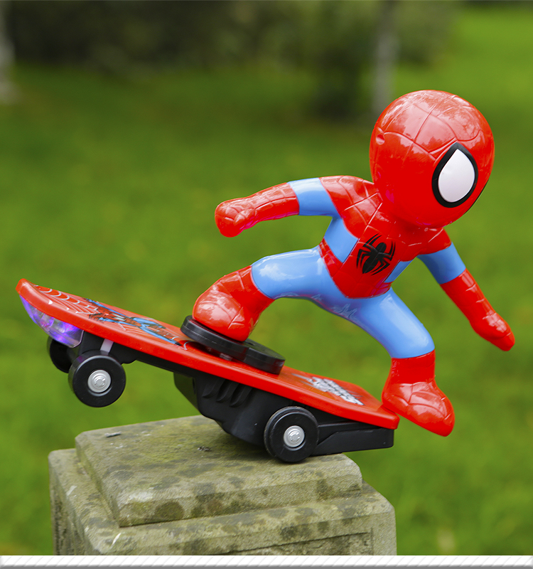 Internet Celebrity Same Spider-Man Scooter Electric Remote Control Stunt Car Tumbling Children's Toy Gift Boy TikTok Internet Celebrity Same Spider-Man Scooter Electric Remote Control Stunt Car Tumbling Children's Toy Gift Boy TikTok