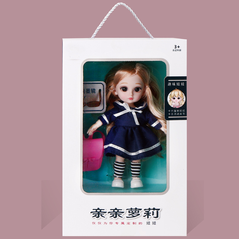 High-End Han Chinese Clothing Little Barbie Doll Doll Set Princess 3D Real Eye 6-Inch Doll Girl Toy High-End Han Chinese Clothing Little Barbie Doll Doll Set Princess 3D Real Eye 6-Inch Doll Girl Toy