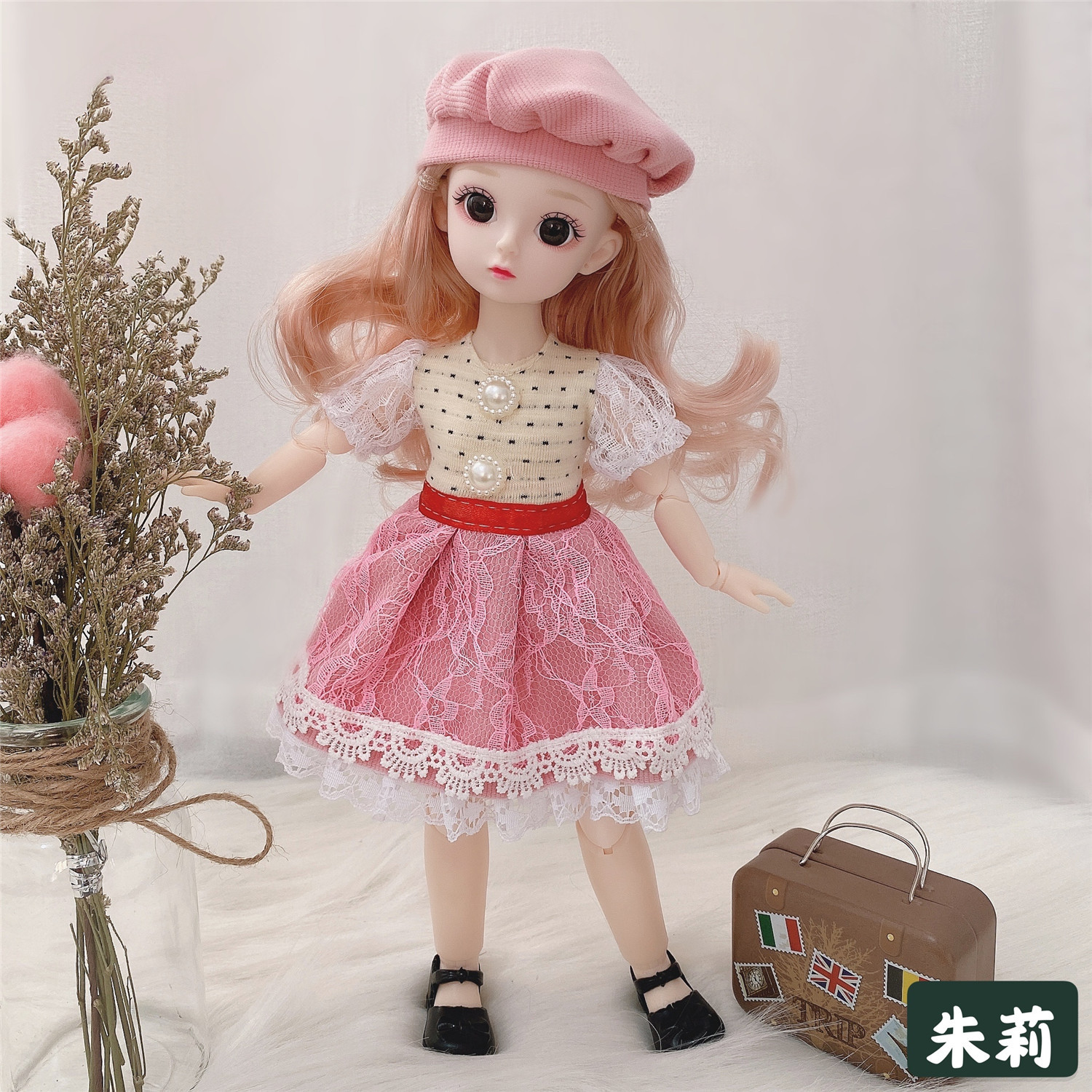 30cm Cute Barbie Doll Little Princess Set 3D Eyes 12 Joints 6 Points BJD Barbie 30cm Cute Barbie Doll Little Princess Set 3D Eyes 12 Joints 6 Points BJD Barbie