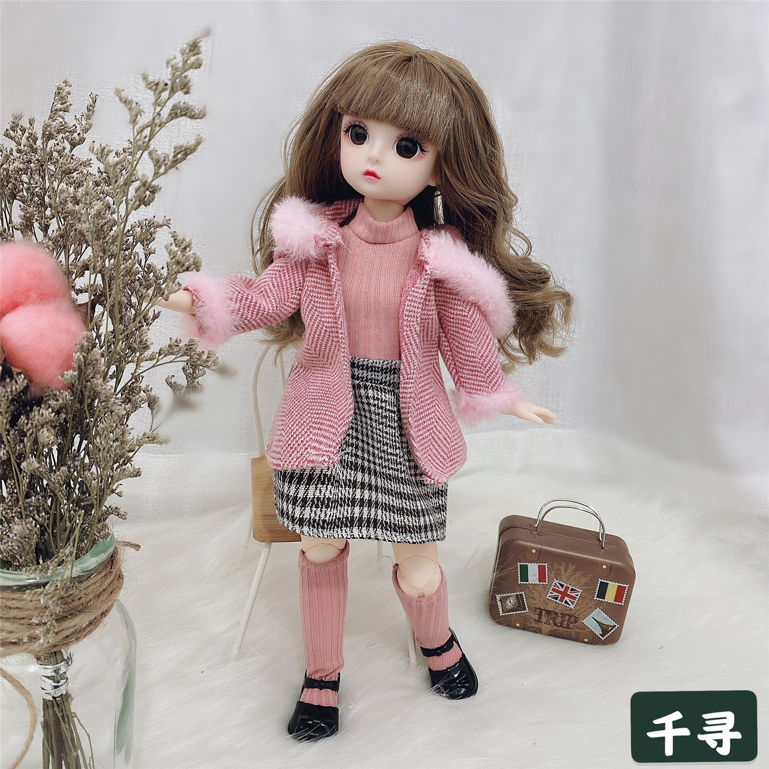 30cm Cute Barbie Doll Little Princess Set 3D Eyes 12 Joints 6 Points BJD Barbie 30cm Cute Barbie Doll Little Princess Set 3D Eyes 12 Joints 6 Points BJD Barbie
