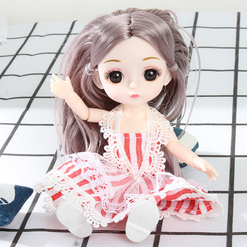 Toys for Little Girls Gift Box Ob11 Mini Dress Princess Joint BJD Doll 16cm Simulation Barbie Doll Toys for Little Girls Gift Box Ob11 Mini Dress Princess Joint BJD Doll 16cm Simulation Barbie Doll