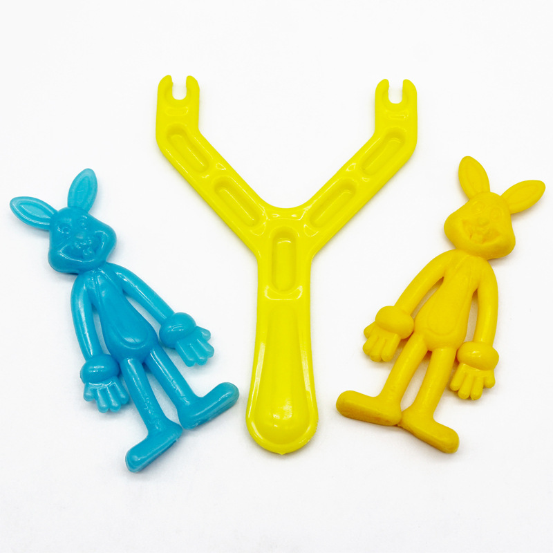 Children&#039;s Toy Rabbit Slingshot Sticky Expandable Material Launch Toy