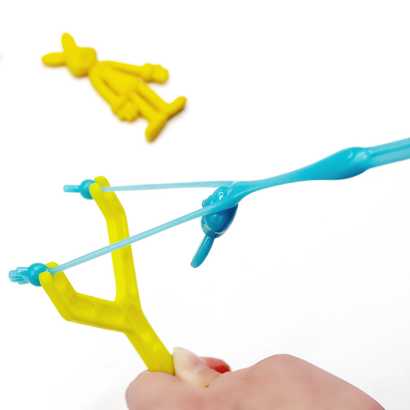Children&#039;s Toy Rabbit Slingshot Sticky Expandable Material Launch Toy