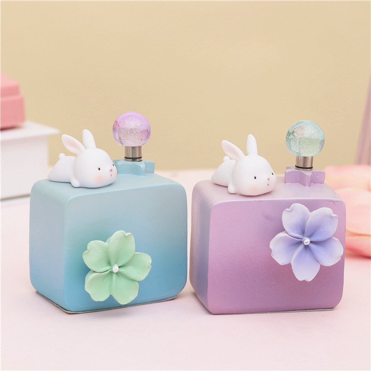 Colorful Light Ins Style Girl Heart Children&#039;s Room Small Ornaments TV Cabinet Hallway Creative Gift Music Box