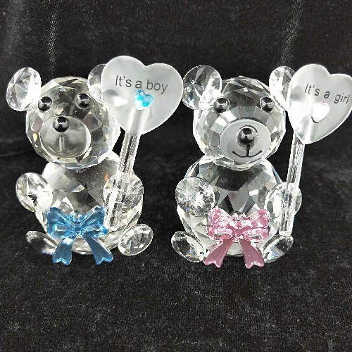 Crystal Apple Tree, Crystal Ingot Tree, Crystal Lotus, Crystal Candlestick, Small Animal