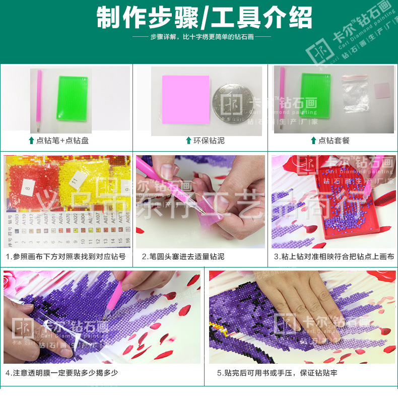 Cross-border e-commerce new diamond painting Brand Diamond Crystal Diamond 5D decorative painting animal Owl Combination Factory Direct sale