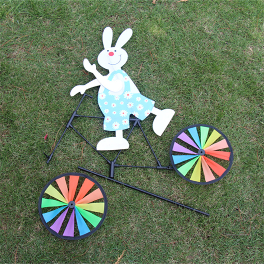 Factory Direct Sales Animal Rabbit Cycling Stereo Cartoon Shape Windmill Outdoor Pastoral Garden Decoration Wholesale Hot Sale Factory Direct Sales Animal Rabbit Cycling Stereo Cartoon Shape Windmill Outdoor Pastoral Garden Decoration Wholesale Hot Sale