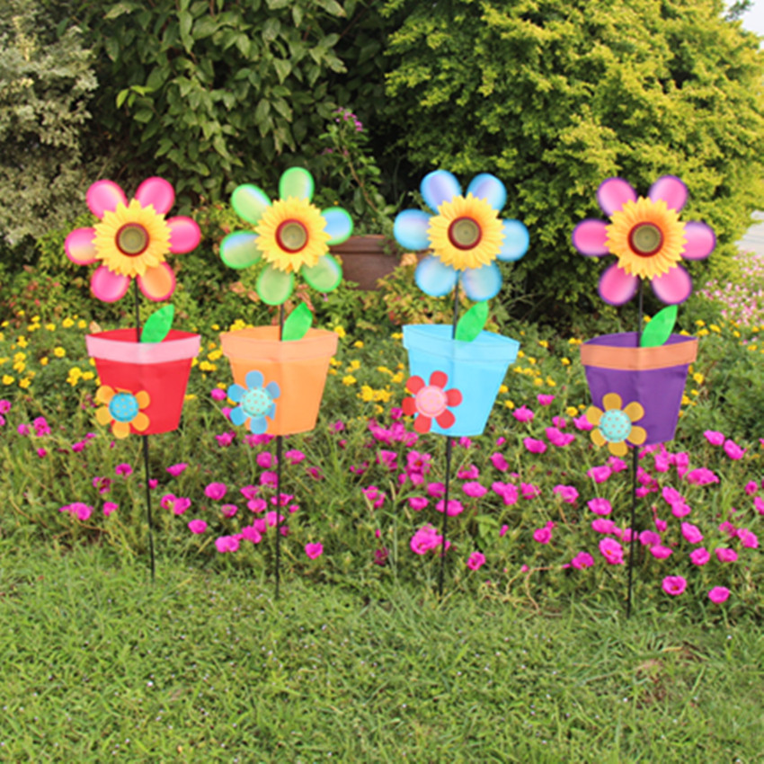 Outdoor Cloud Flowerpot Windmill Cloth Decorations Windmill Traditional Children Pinwheel Colorful Wholesale Custom Outdoor Cloud Flowerpot Windmill Cloth Decorations Windmill Traditional Children Pinwheel Colorful Wholesale Custom