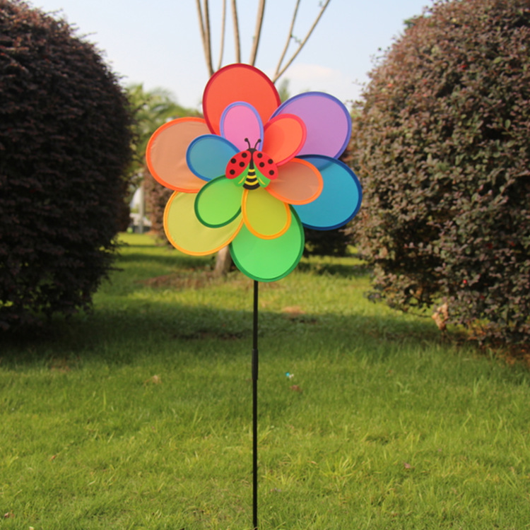 Factory Direct Sales Children's Windmill Double-Layer Cloth Windmill Scene Layout Wholesale All Kinds of Cloth Printed Windmill Factory Direct Sales Children's Windmill Double-Layer Cloth Windmill Scene Layout Wholesale All Kinds of Cloth Printed Windmill