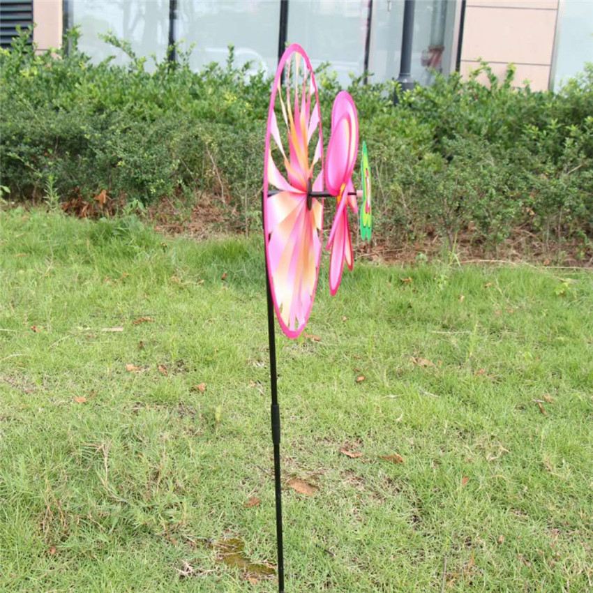 Factory Direct Sales Hot Sale New Sun Plate Strip Windmill Three-Layer Sequins plus Insect Windmill Factory Direct Sales Factory Direct Sales Hot Sale New Sun Plate Strip Windmill Three-Layer Sequins plus Insect Windmill Factory Direct Sales