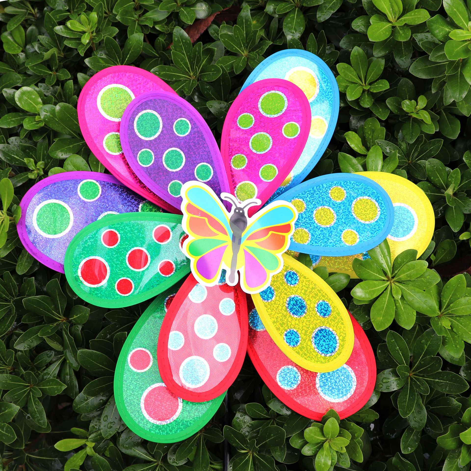 Double-Layer Sequined Dot Insect Big Windmill Fiberglass Rod Plug-in Park Real Estate Scenic Spot Decoration Advertising Hot Sale Manufacturer Double-Layer Sequined Dot Insect Big Windmill Fiberglass Rod Plug-in Park Real Estate Scenic Spot Decoration Advertising Hot Sale Manufacturer