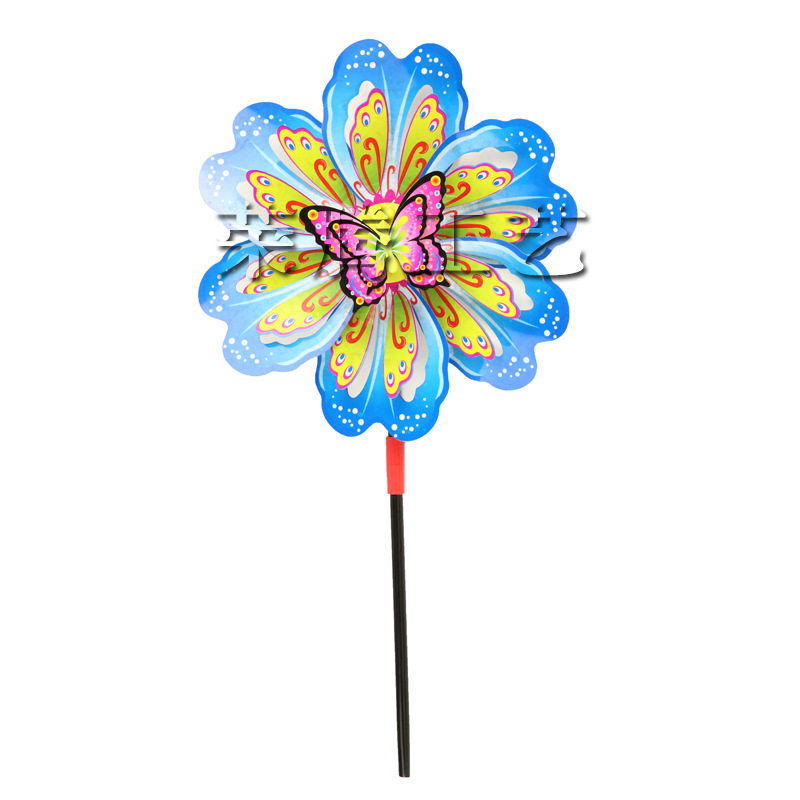 Christmas Windmill Creative Decorating Windmill Cartoon Christmas Wind Snowflake Christmas Tree Santa Claus Windmill