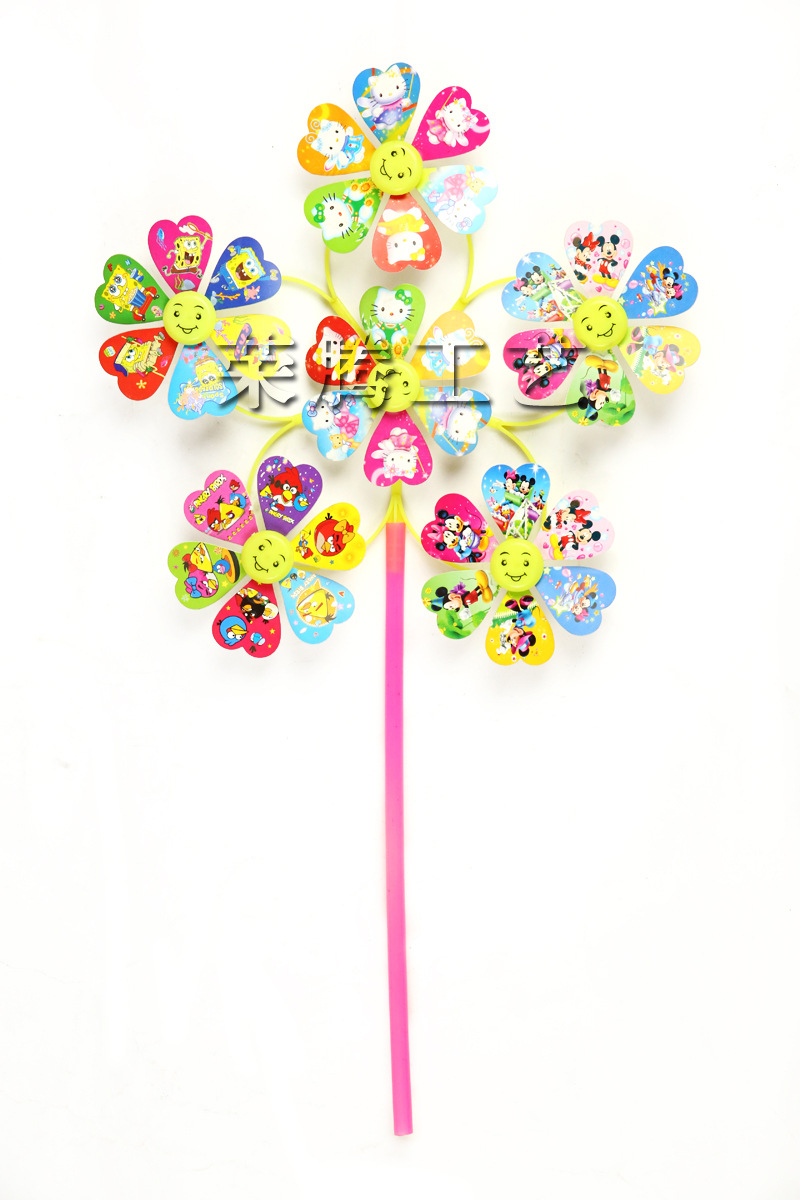 Stall Selling Six Smiley Animal Six Smiley Windmill Children Creative Household Cartoon Windmill Idyllic Windmill Stall Selling Six Smiley Animal Six Smiley Windmill Children Creative Household Cartoon Windmill Idyllic Windmill