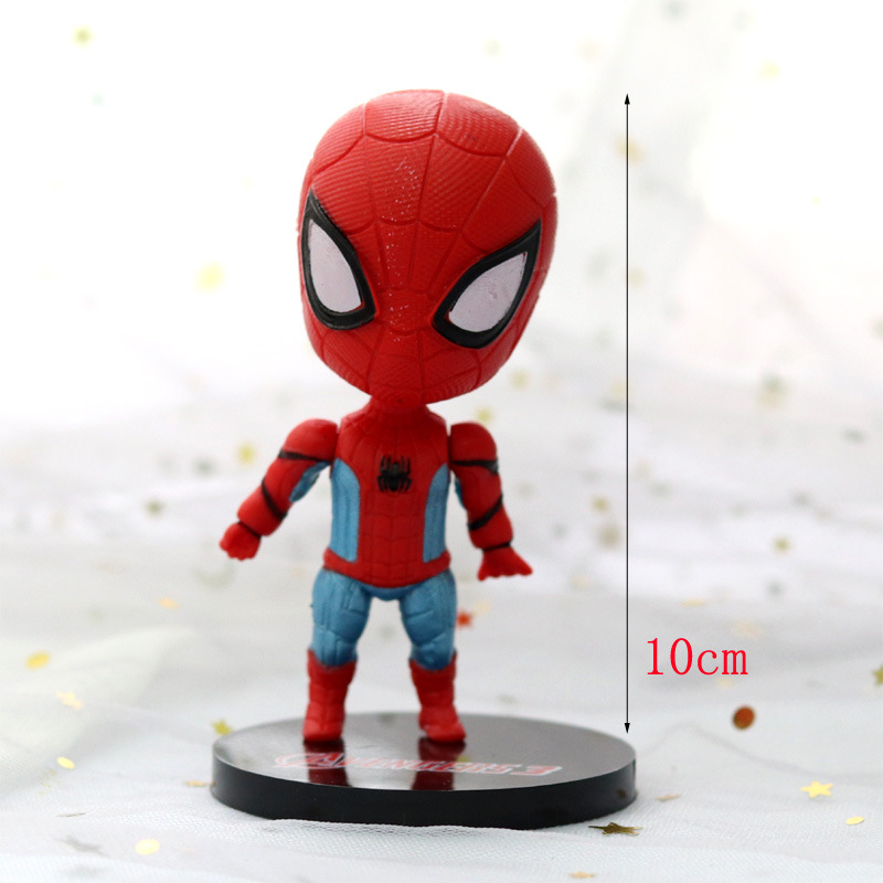 Q Version Avengers Cake Ornaments Anime Garage Kits Toy Model Doll Steel Spider-Man Cake Decoration Q Version Avengers Cake Ornaments Anime Garage Kits Toy Model Doll Steel Spider-Man Cake Decoration